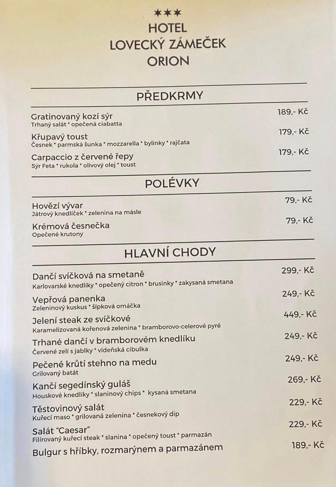 Hotel Lovecky Zamecek Orion Liberec Exteriör bild